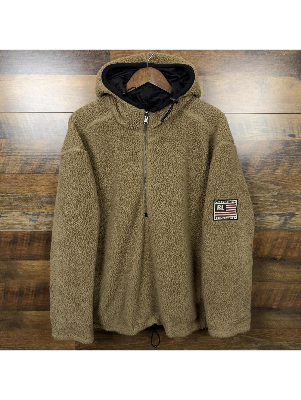 Vintage Polo Jeans Co Ralph Lauren Reversible Fleece Jacket Small